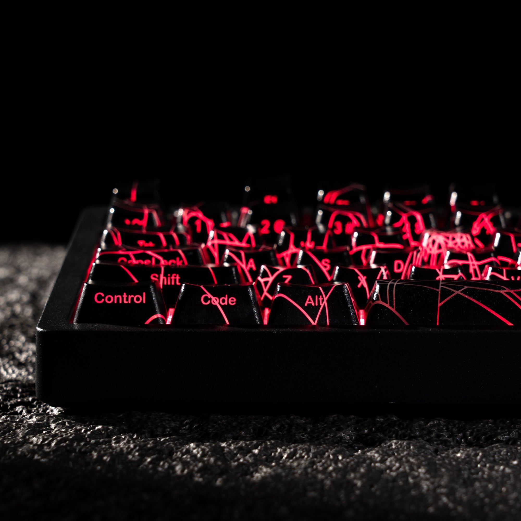 XVX Spider Web OEM Profile IMD-Tech Keycap Set